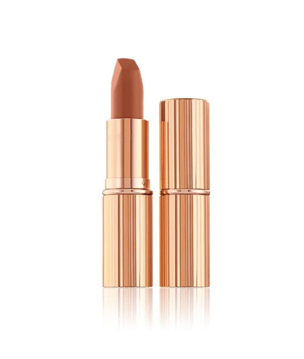 Charlotte Tilbury Matte Revolution Nude Peach Lipstick Catwalking